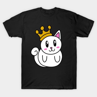 Cute Cat in a Crown T-Shirt